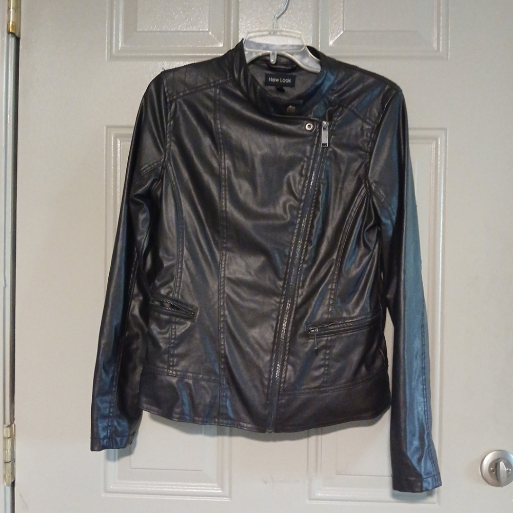 NEW LOOK Faux Leather Woman Jacket size M